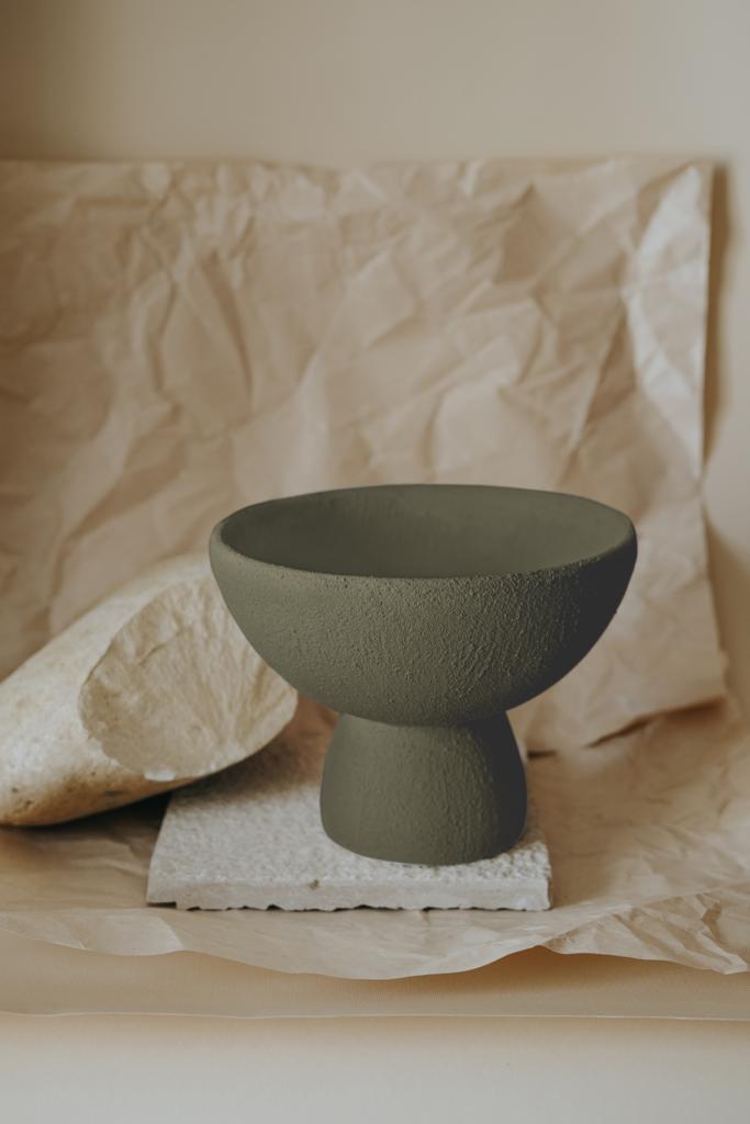 Decorative Bowl - Olive Green