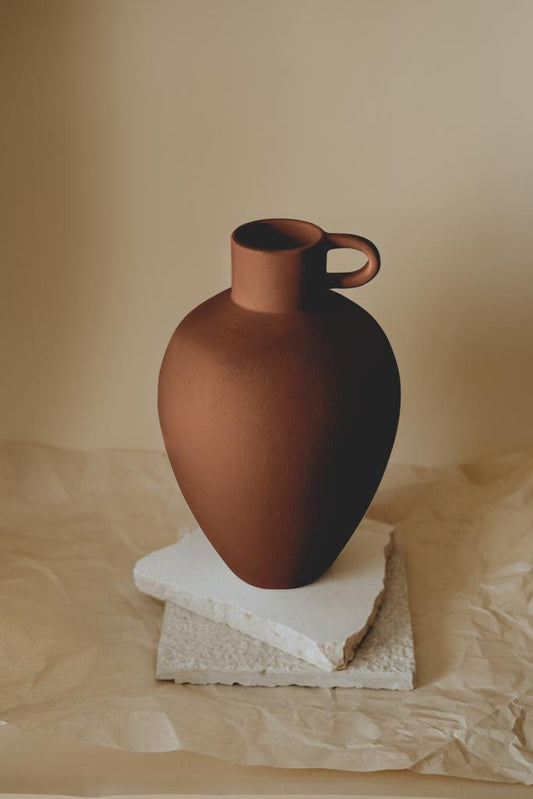 Oriana Vase - Brown