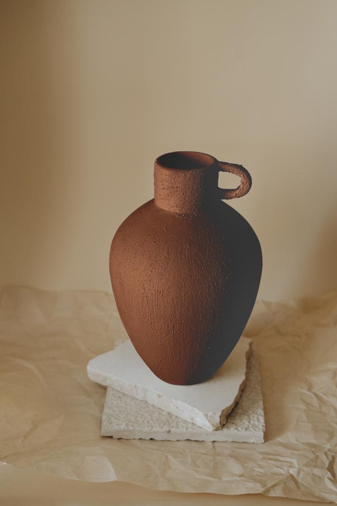 Oriana Vase - Brown