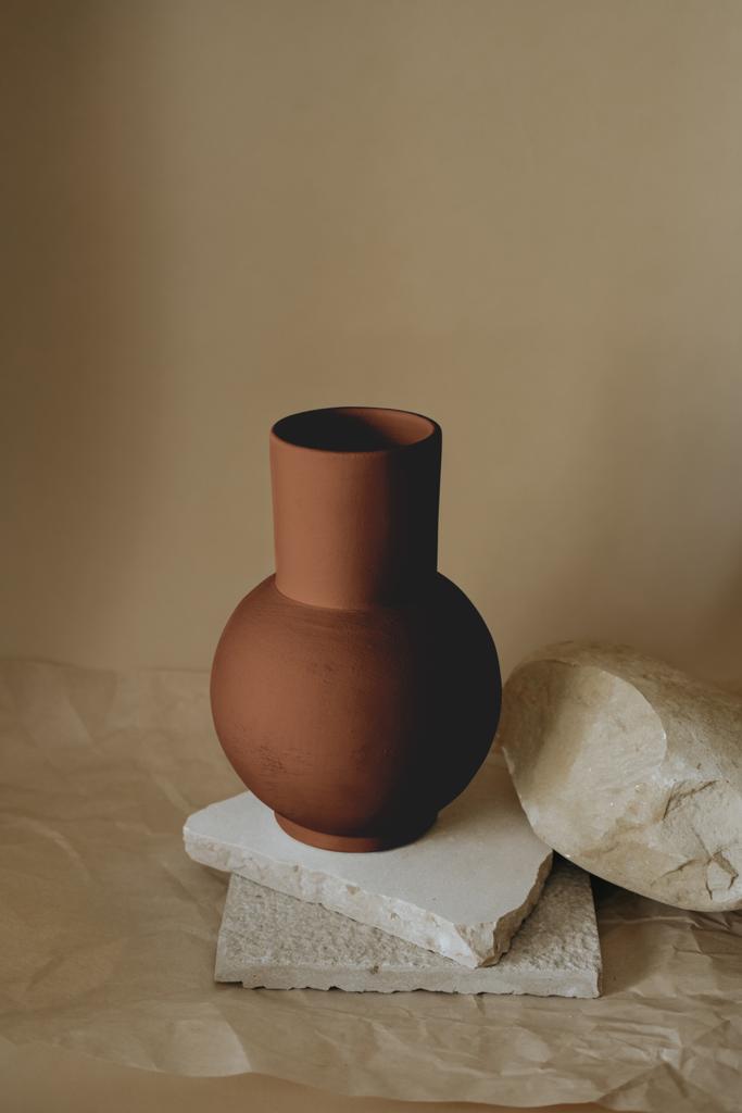 Kalea Vase - Brown