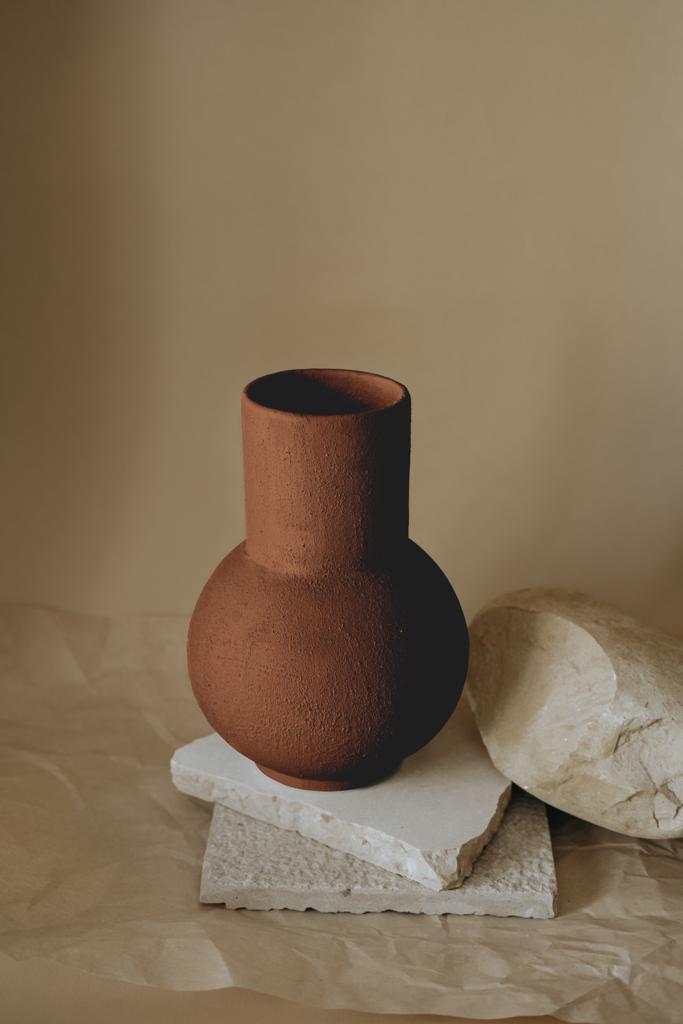 Kalea Vase - Brown