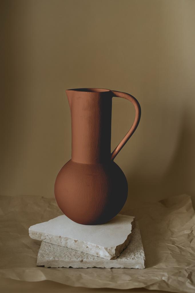 Zaura Vase -Brown