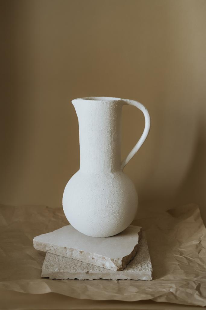 Zaura Vase - Off White